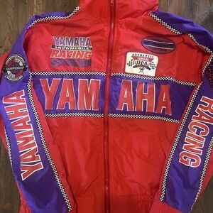 Yamaha Racing Jacket in Red and Purple